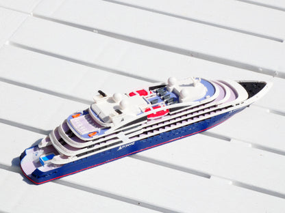Compagnie du Ponant' Le Jacques Cartier cruise ship model