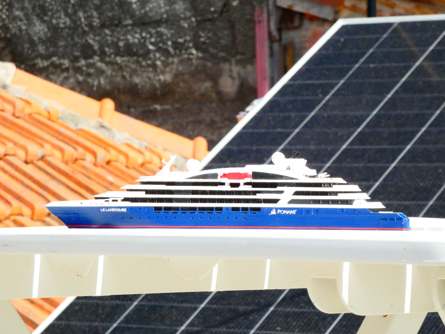 Compagnie du Ponant' Le Laperouse cruise ship model