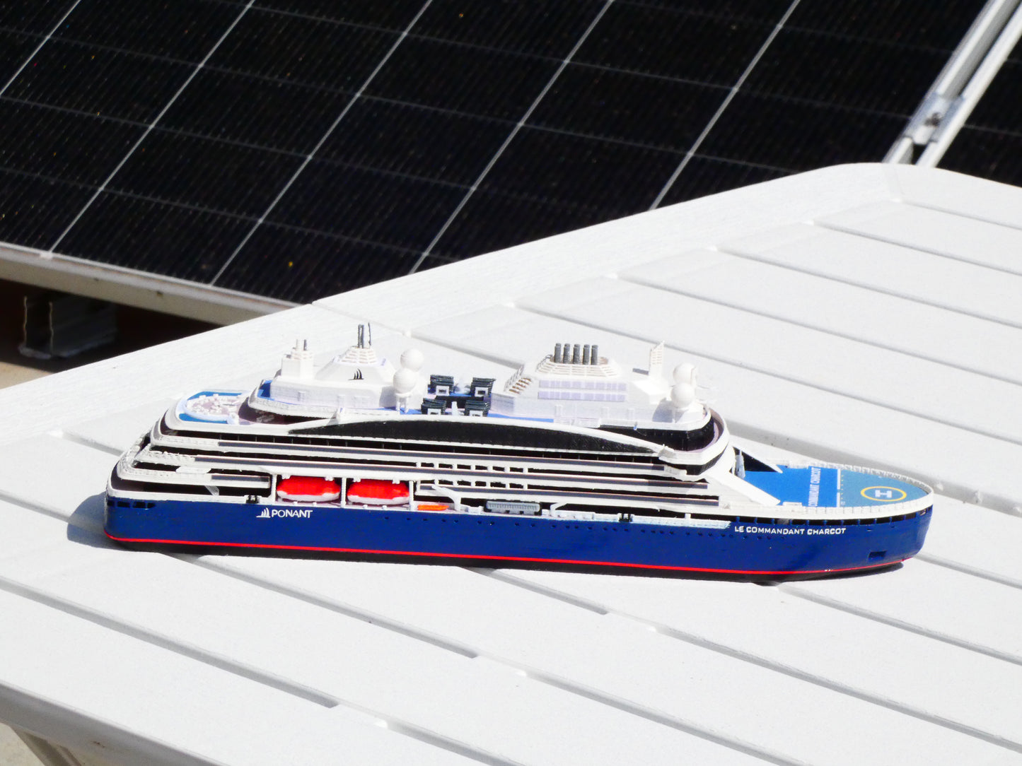 Compagnie du Ponant' Le Commandant Charcot cruise ship model