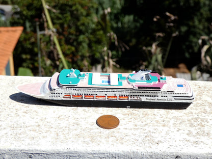 1:1250 Holland America Line' Veendam cruise ship model